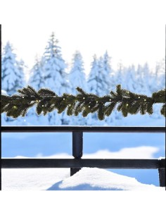 Ramo di Natale Abete Alpino Prelit LFA 270xø35cm, 100 LED Bianco Caldo, 252 Punte PE,  La magia di natale per decorazioni