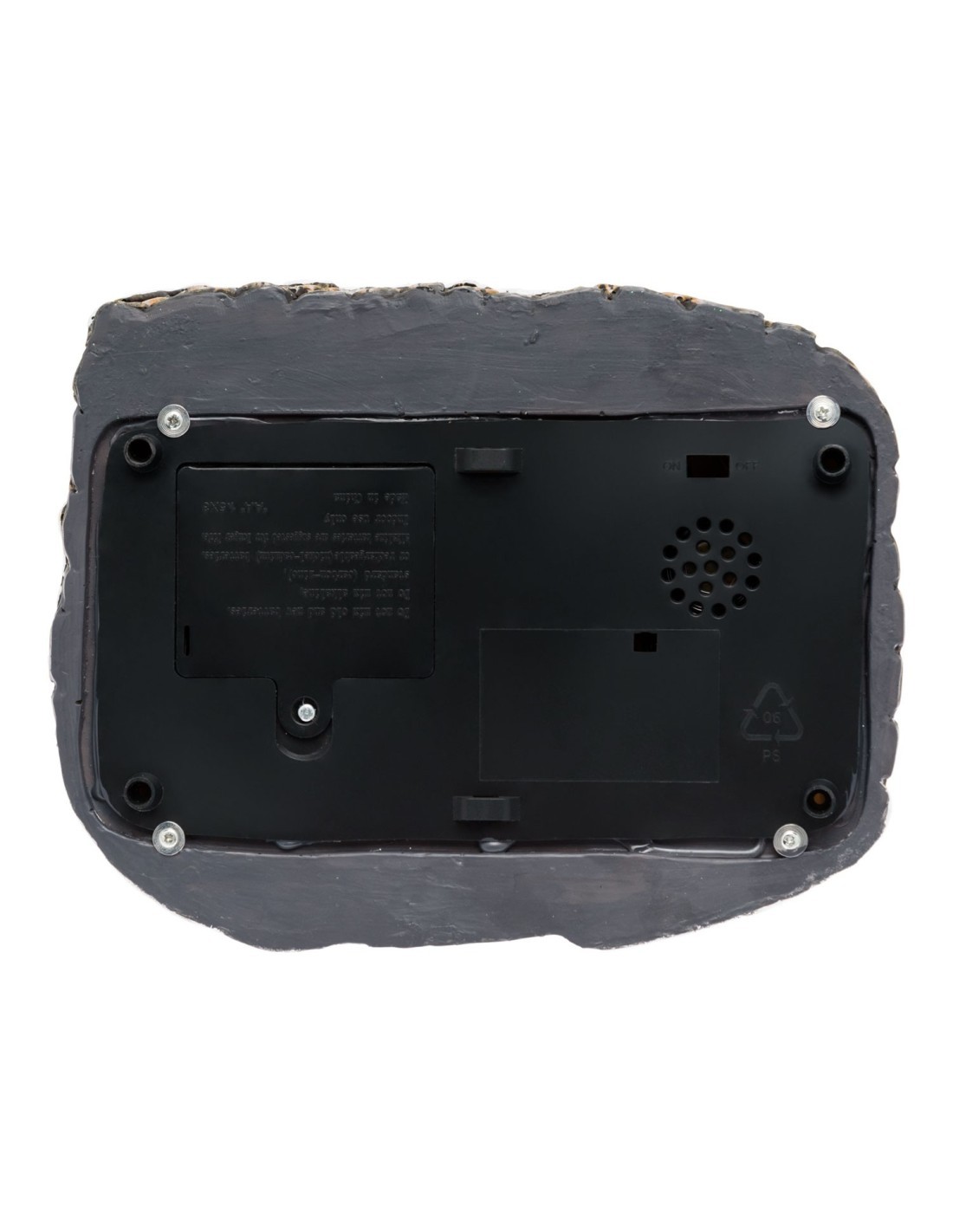 Villaggio di Natale Casa di Babbo Natale 20x17cm, Albero Rotante, LED Colorati, Batteria o Trasformatore