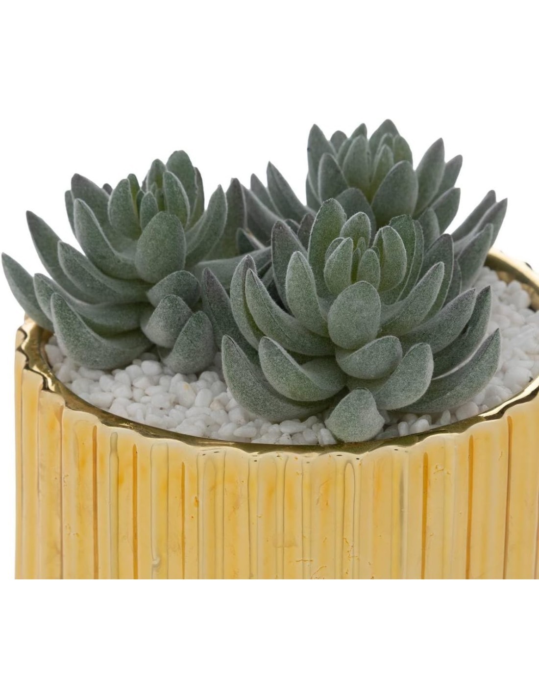 Pianta Finta con Vaso in Ceramica H14 cm – Atmosphera