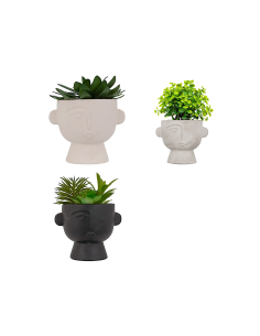 Pianta artificiale Dusty Atmosphera H 16 cm varianti assortite