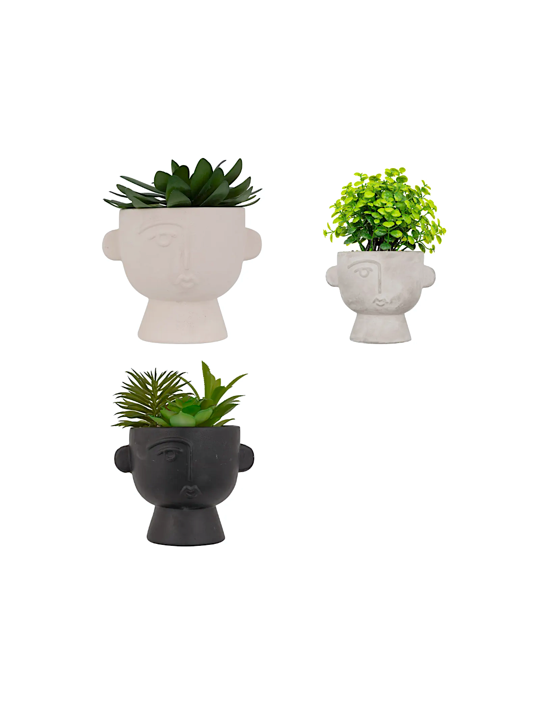 Pianta artificiale Dusty Atmosphera H 16 cm varianti assortite