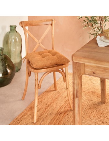 Cuscino per sedia Clem Atmosphera 38x38 cm colore cannella