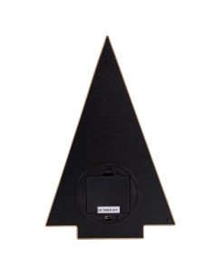 Albero di Natale Papercut Silhouette H25cm, Mix3 Modelli, LED Bianco Caldo, Timer 6h, Effetto Legno, assortito