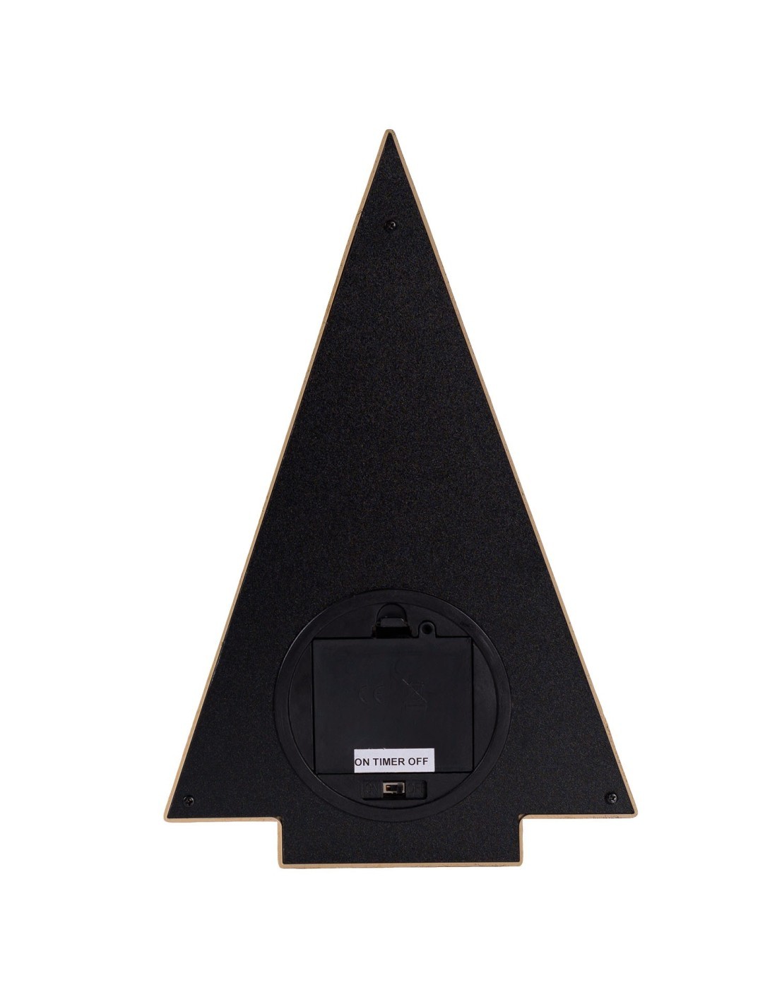 Albero di Natale Papercut Silhouette H25cm, Mix3 Modelli, LED Bianco Caldo, Timer 6h, Effetto Legno, assortito