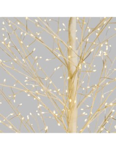 Albero Ramo Tiglio Bianco H200cm con 1120 MicroLED FlashLED