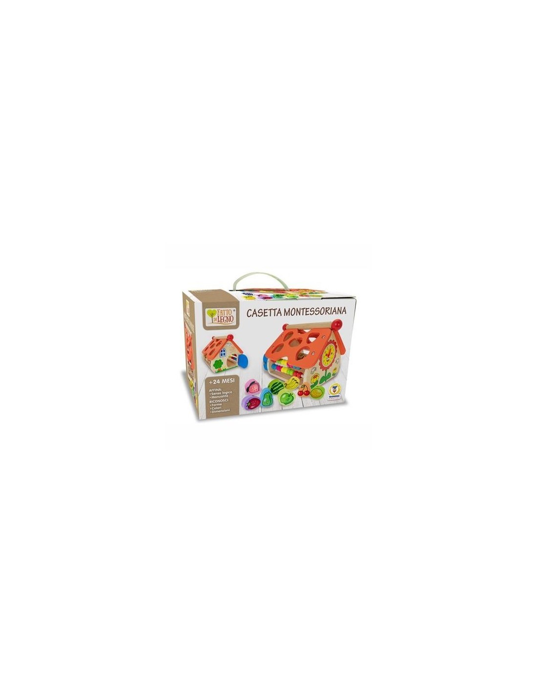 CASETTA MONTESSORIANA - FATTO DI LEGNO -GIOCO EDUCATIVO