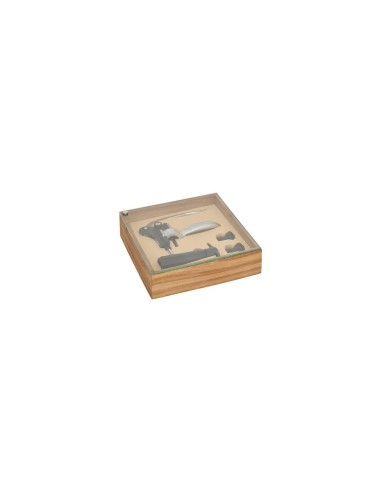 Set sommelier Jules 4 pezzi con cavatappi a leva – Secret Gourmet