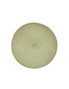 Tovaglietta Tresse verde oliva Ø38 cm – Atmosphera