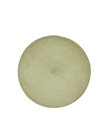 Tovaglietta Tresse verde oliva Ø38 cm – Atmosphera