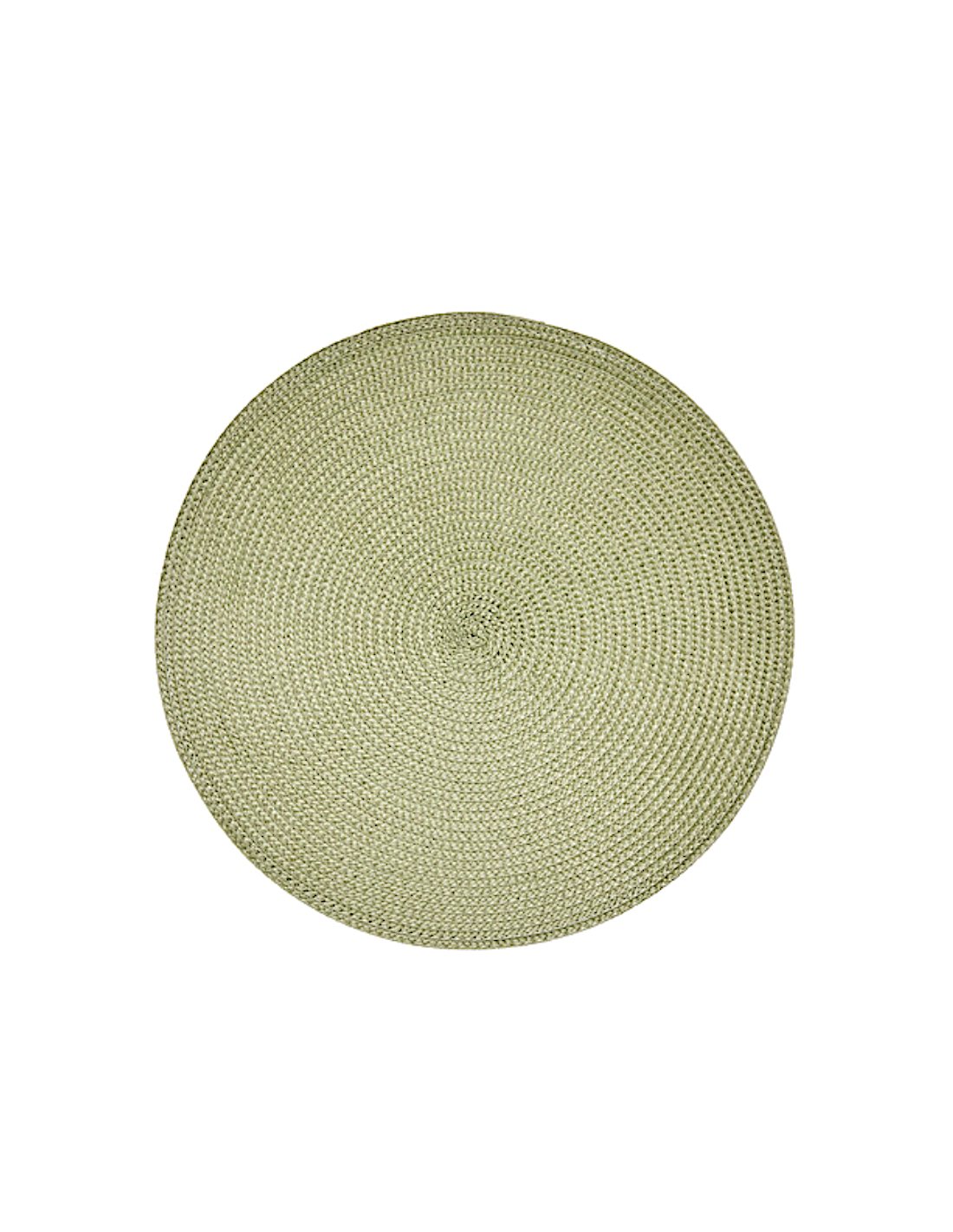 Tovaglietta Tresse verde oliva Ø38 cm – Atmosphera