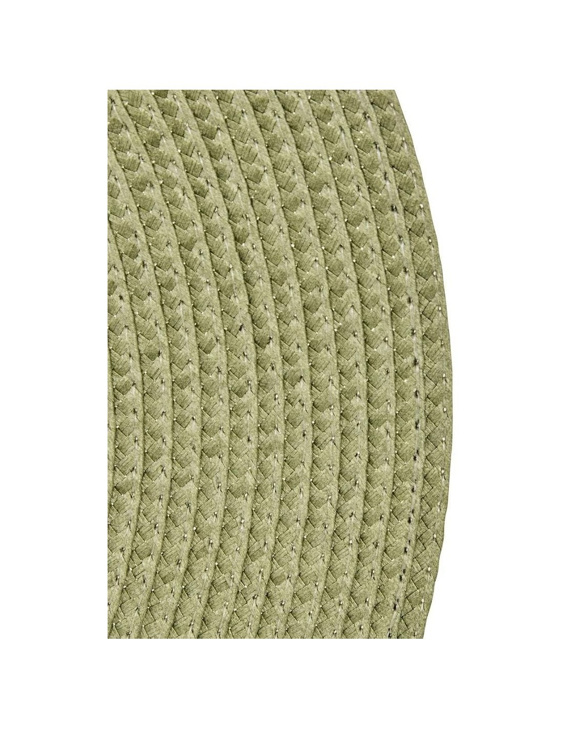 Tovaglietta Tresse verde oliva Ø38 cm – Atmosphera