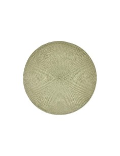 Tovaglietta Tresse verde oliva Ø38 cm – Atmosphera