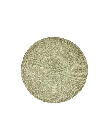Tovaglietta Tresse verde oliva Ø38 cm – Atmosphera