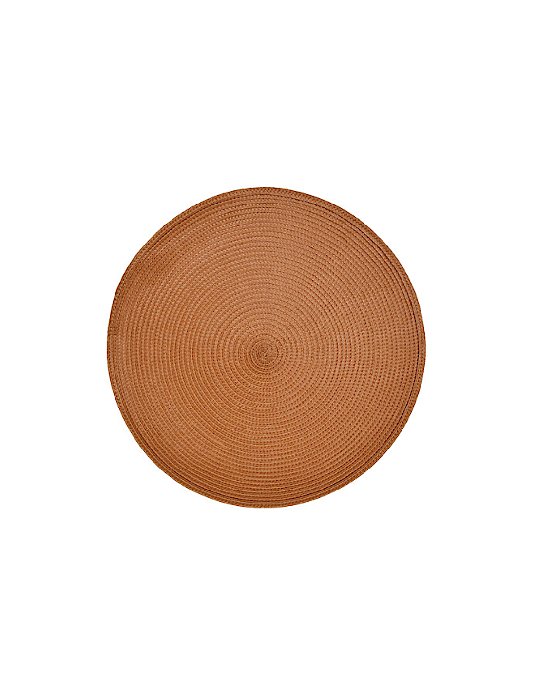 Tovaglietta Tresse terracotta Ø38 cm – Atmosphera
