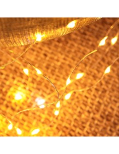 Cascata di Natale 900 MicroLED H300cm, FlashLED Diamond, Bianco Caldo, 15 Stringhe, Cavo Argento, Uso Interno Esterno 2