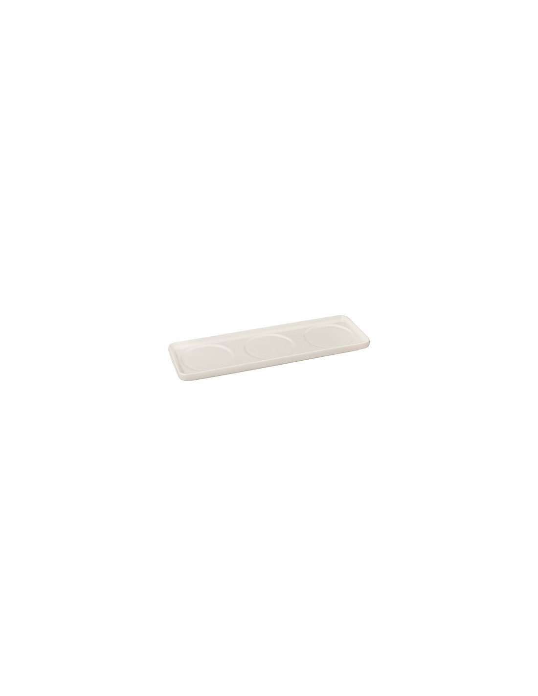 Set aperitivo Nora 4 pezzi in stoneware bianco caldo – Atmosphera
