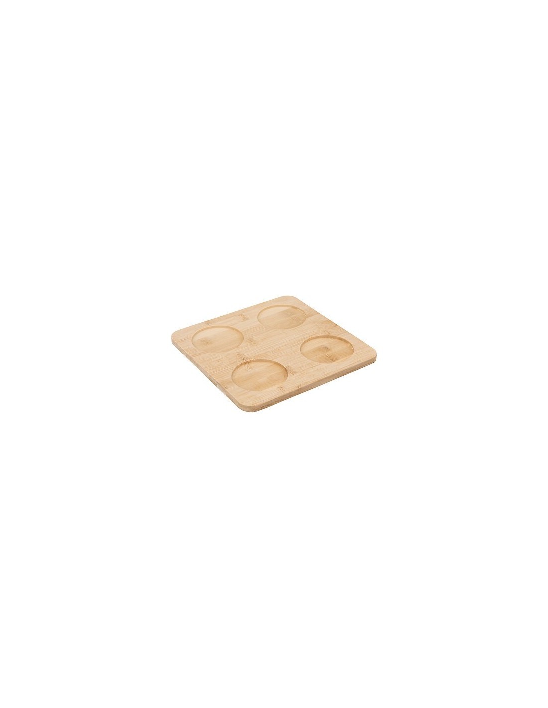 Set aperitivo Bistrot 5 pezzi in stoneware con vassoio in bambù – Atmosphera