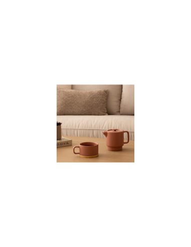 THEIERA 160724B NATURAL C/TAZZA TERRACOTTA su TreG Ingrosso