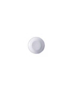 Piatto fondo in melamina bianca Ø22 x H 5 cm – Resistente e leggero