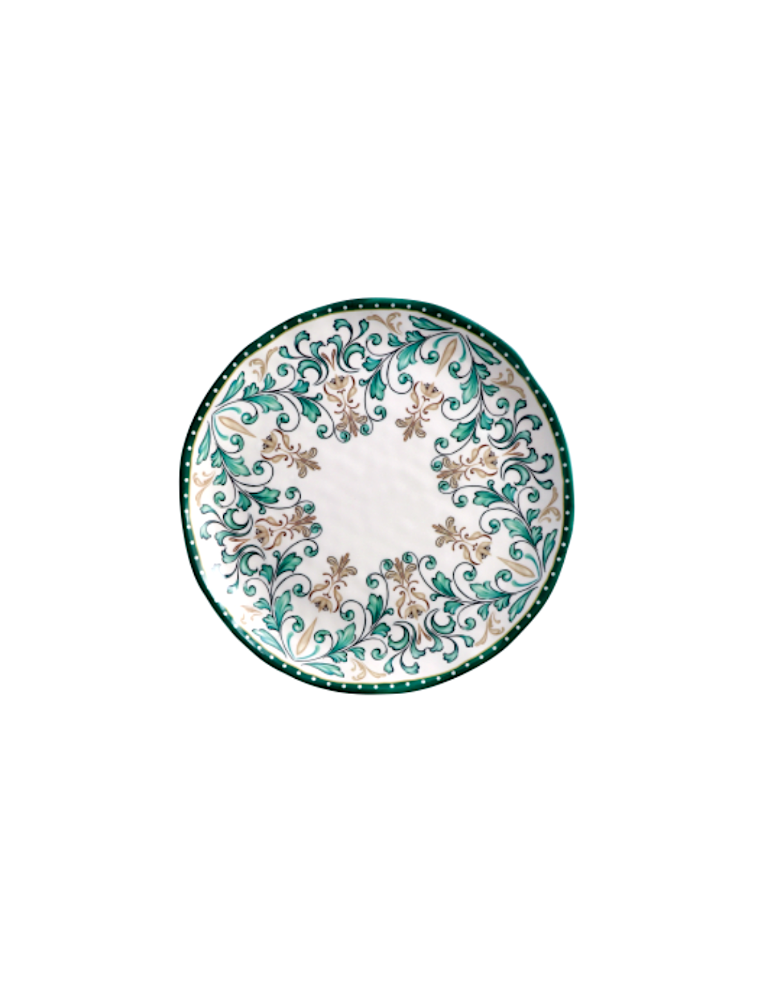 Piatto piano Kensy in melamina Ø28 cm – Resistente e pratico