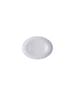 Vassoio ovale in melamina bianca 40 x 30 cm – Robusto e leggero