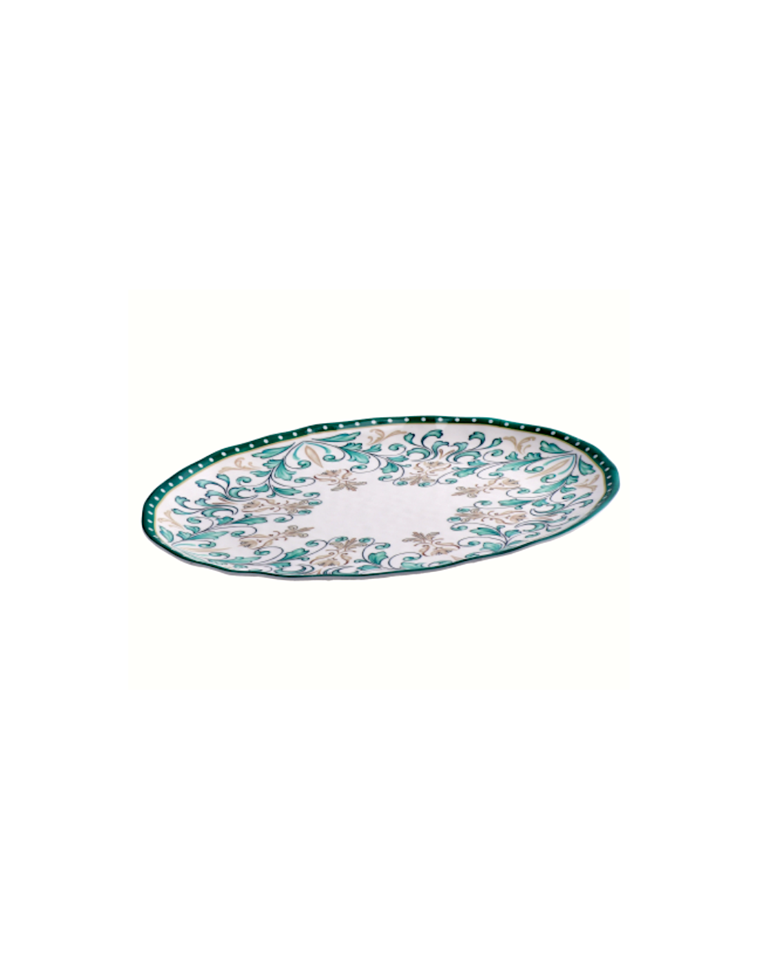 Vassoio ovale Kensy in melamina 40 x 30 cm – Robusto e pratico