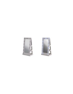 Specchio 32 x 20 x 63 cm con LED – Elegante e funzionale