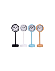 Orologio sveglia 107174 in ferro 7,5 x 22,5 cm – Colori assortiti