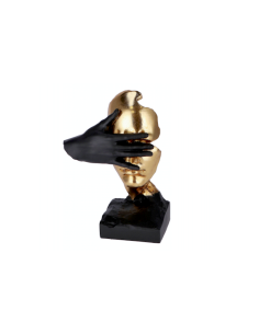 Decorazione Viso 107593 in resina – 19 x 15 x 30 cm