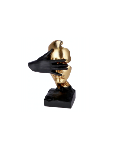 Decorazione Viso 107593 in resina – 19 x 15 x 30 cm