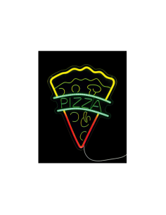 Insegna Luminosa Neon LED Pizza – 34 x 42 cm
