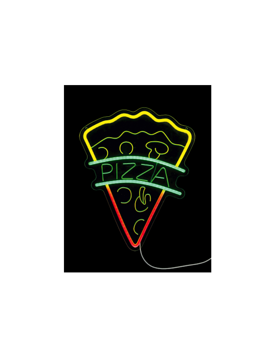 Insegna Luminosa Neon LED Pizza – 34 x 42 cm