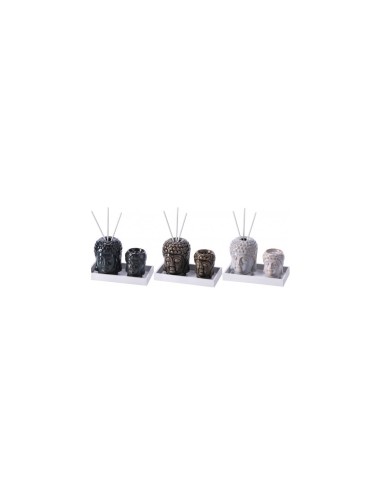 Kit Decorazione Buddha – Diffusore assortito con vassoio e bastoncini