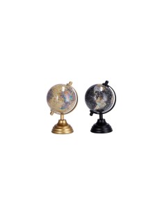 Mappamondo decorativo – 1 pezzo, diametro 8,5 cm x altezza 14,5 cm