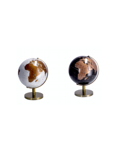 Mappamondo 86914 – Plastica e metallo 21 x 28 cm assortito