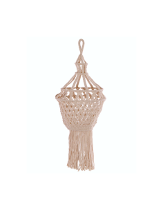 Paralume Cotone e Ferro 30x60 cm per Lampada E27