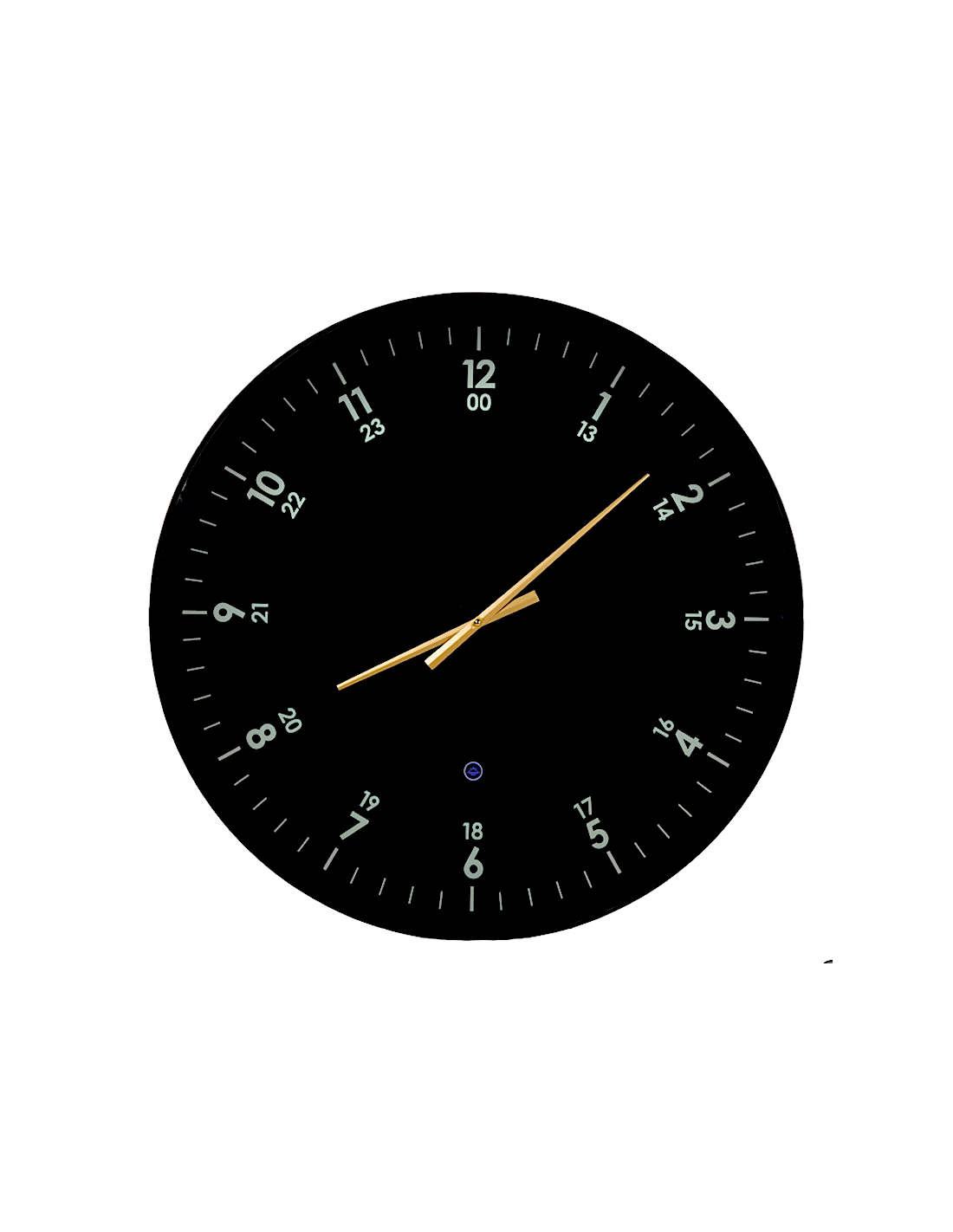 OROLOGIO PARETE 141867 VETRO 70CM CON LED