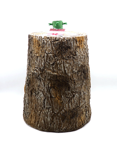 BASE ALBERO EFFETTO LEGNO DIAM.27CM H36,5CM