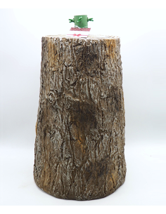 BASE ALBERO EFFETTO LEGNO DIAM.30CM H51CM