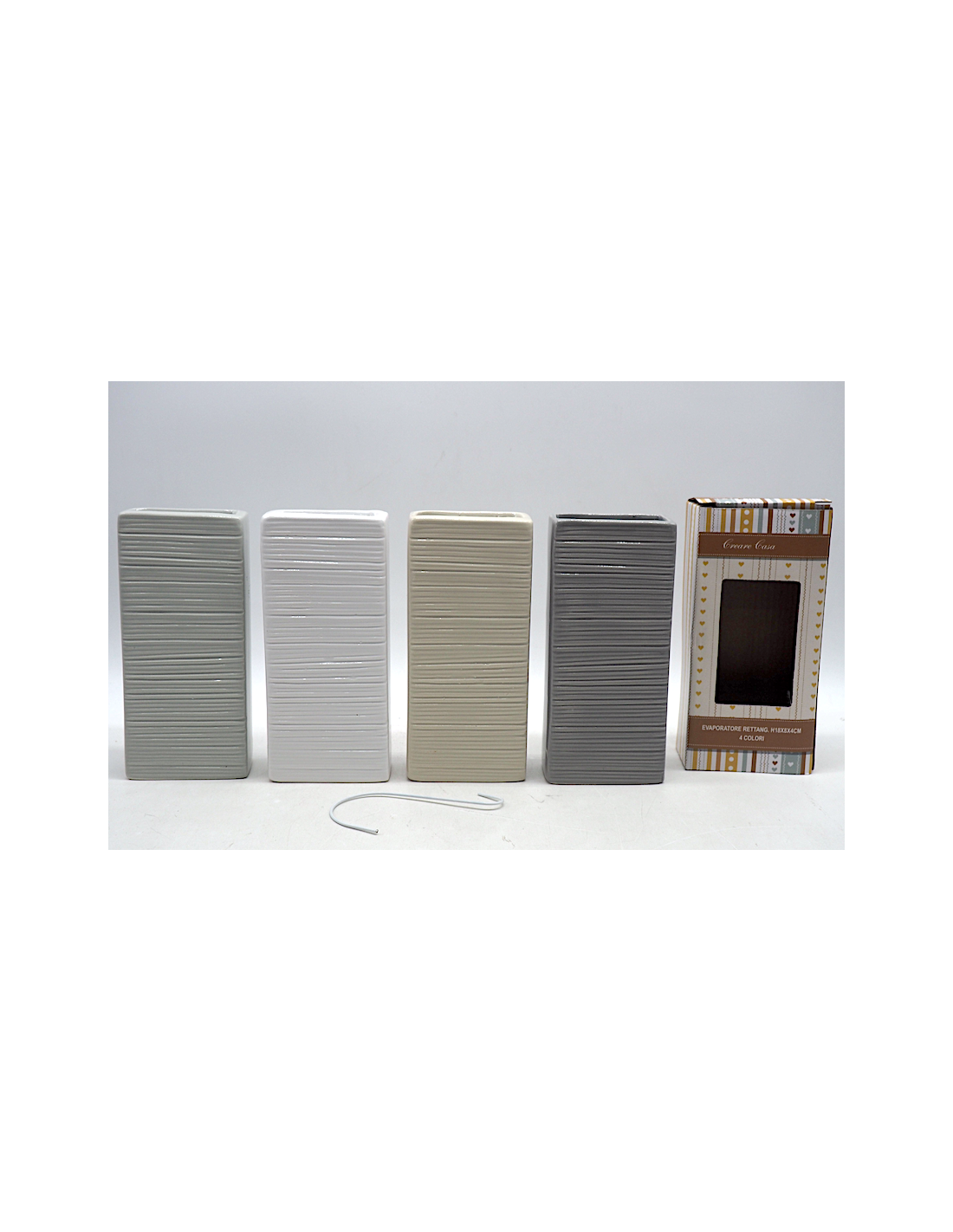 EVAPORATORE RETTANGOLARE ASSORTITO 18X8X4CM