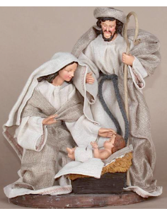 NATIVITA' 3PZ VESTE STOFFA 30X22X18CM