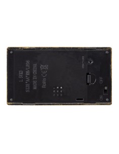 Lanterna di Natale Arc Brunita Glitter LED H24cm, LED Bianco Caldo, Musica Natalizia, Batteria o Trasformatore