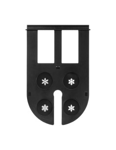 Proiettore Garden LED Oscar, 12 Soggetti Intercambiabili, Effetto Rotante, 4x3W LED Bianco, Esterno, Ø12m a 15m