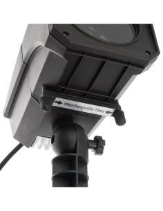 Proiettore Garden LED Oscar, 12 Soggetti Intercambiabili, Effetto Rotante, 4x3W LED Bianco, Esterno, Ø12m a 15m