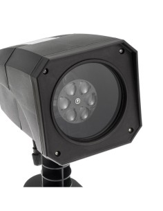 Proiettore Garden LED Oscar, 12 Soggetti Intercambiabili, Effetto Rotante, 4x3W LED Bianco, Esterno, Ø12m a 15m