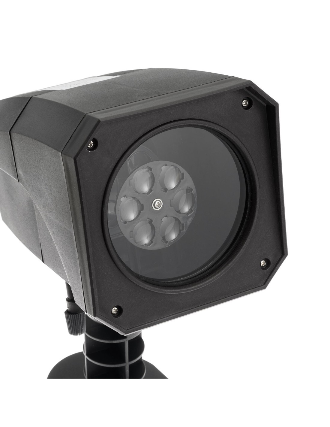 Proiettore Garden LED Oscar, 12 Soggetti Intercambiabili, Effetto Rotante, 4x3W LED Bianco, Esterno, Ø12m a 15m