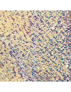 Renna di Natale 3D H58cm, Tessuto Bianco Iridescente, 30 LED Bianco Caldo SuperBright, Timer 8h, Batteria