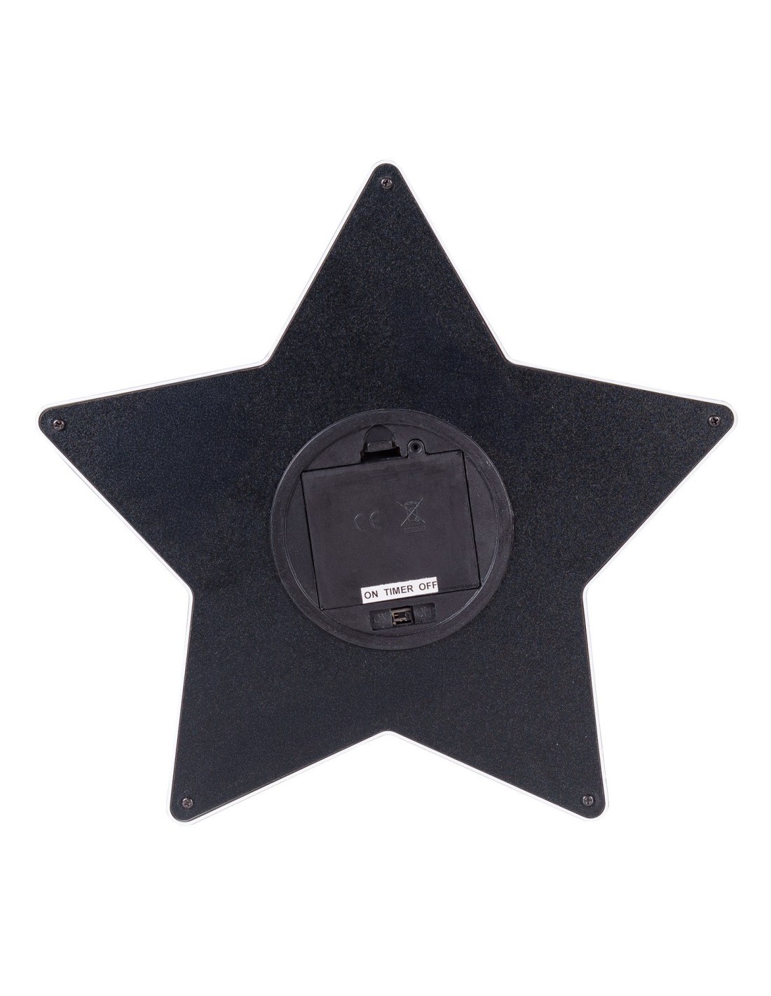 Decorazione di Natale Papercut Silhouette Stella 23cm, Mix3 Modelli, LED Bianco Caldo e Blu Effetto Cielo, Timer 6h, Batteria