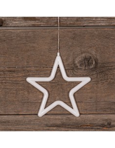 Ice Light di Natale Deco 475x115cm, 560 LED Bianco Caldo, Stelle e Alberi, 8 Giochi di Luce, Timer 8h