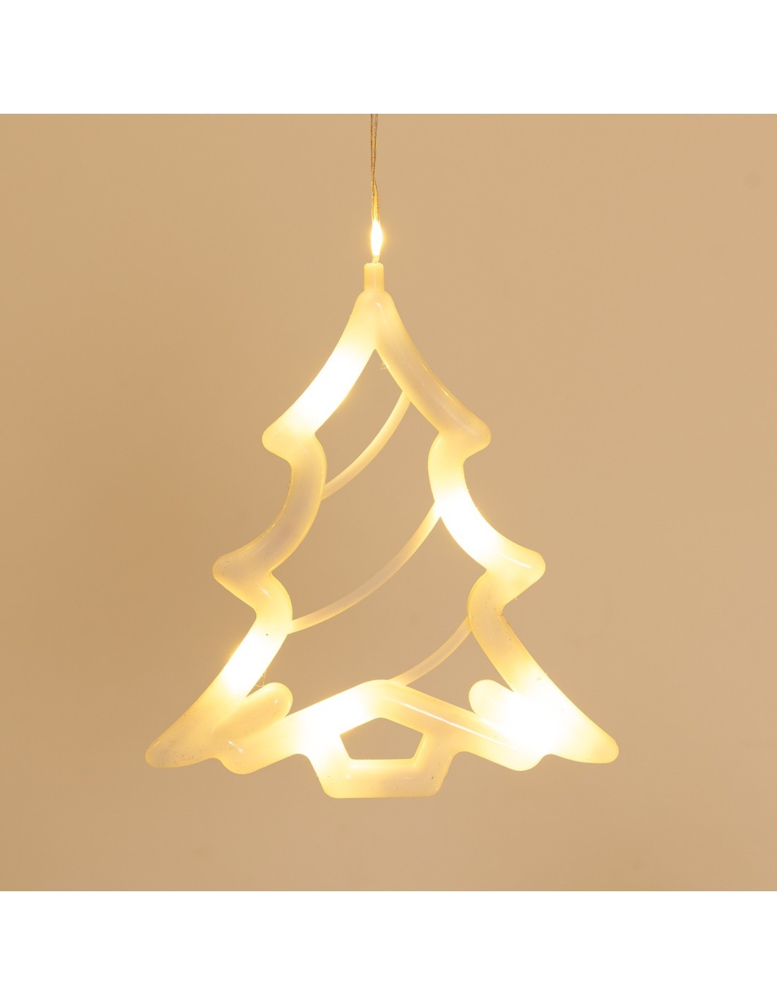 Ice Light di Natale Deco 475x115cm, 560 LED Bianco Caldo, Stelle e Alberi, 8 Giochi di Luce, Timer 8h